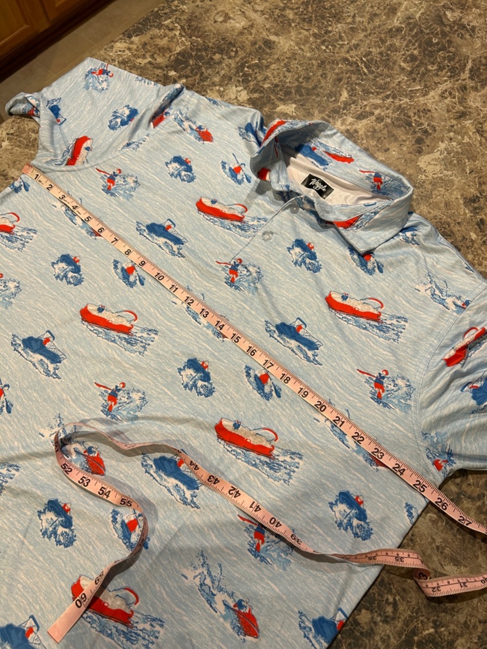 Waggle Golf Short Sleeve Polo Shirt - Picture 6 of 7